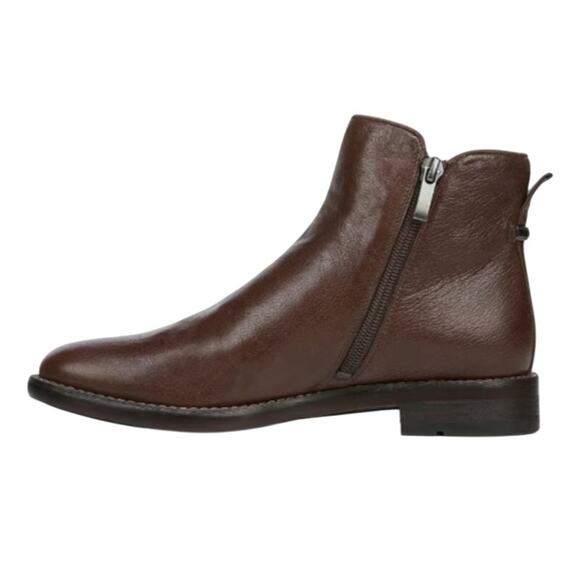 Franco Sarto Womens Marcus Ankle Bootie US 5.5 M EU 35.5 Brown Leather NIB - Picture 2 of 12